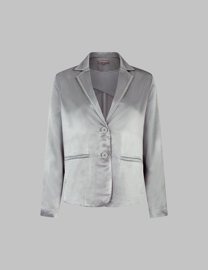 Silver Deconstructed Piccolo Jacket