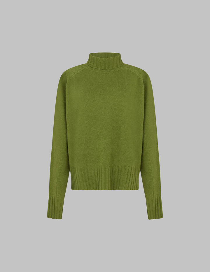 Artichoke Roll Neck Cashmere Sweater