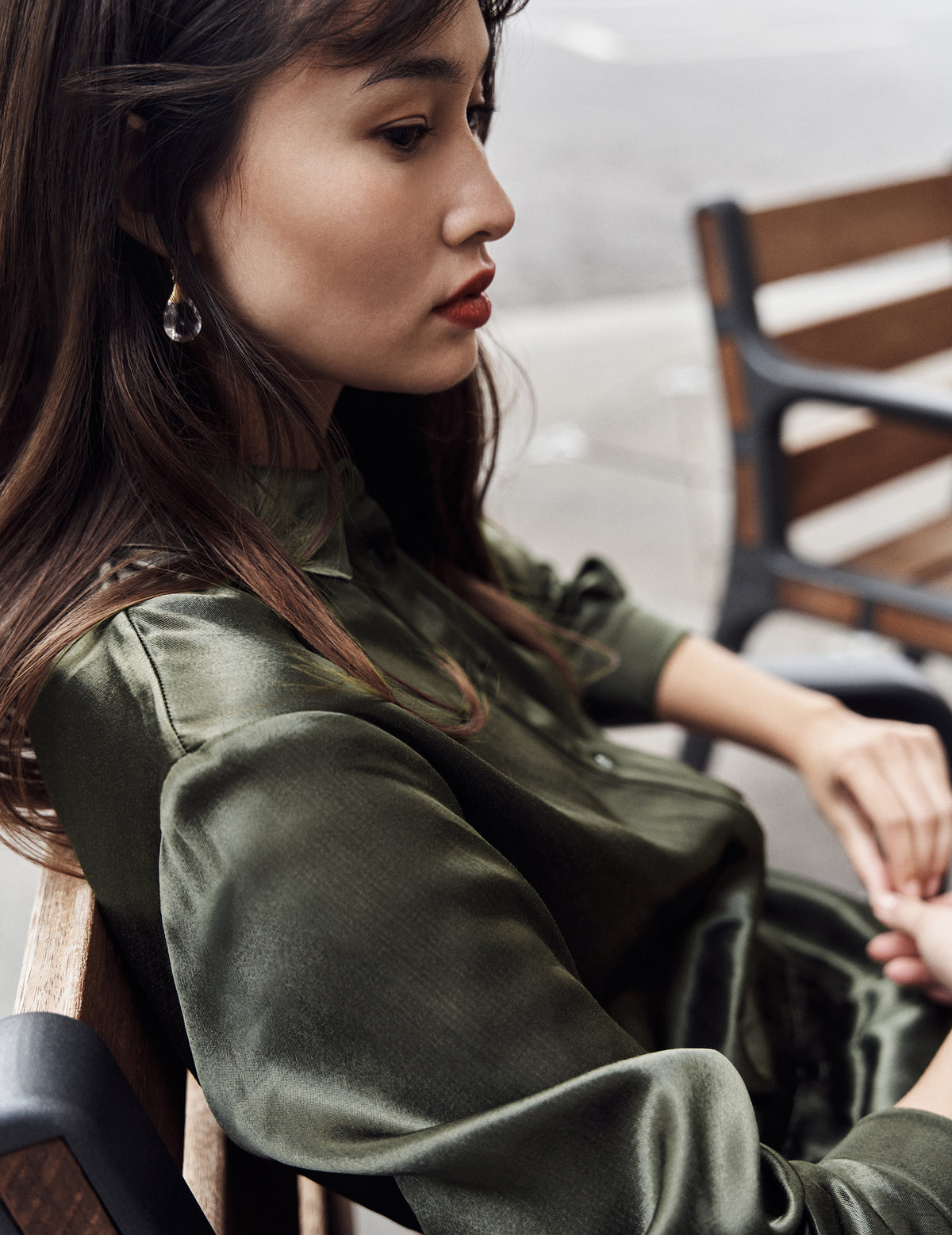 Olive Green Palmer Shirt