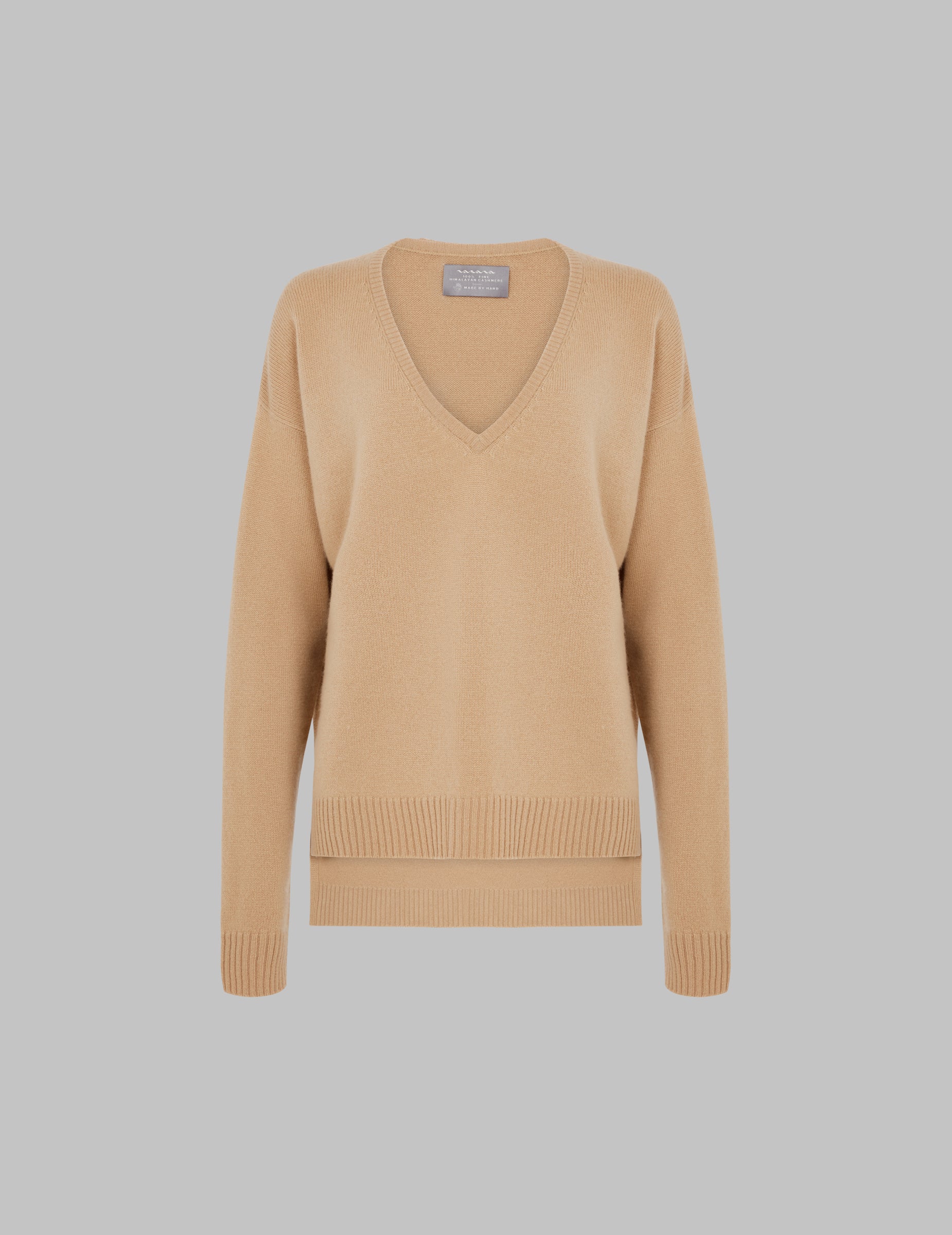 Honey Cashmere Double Layer Handspun Sweater for Women