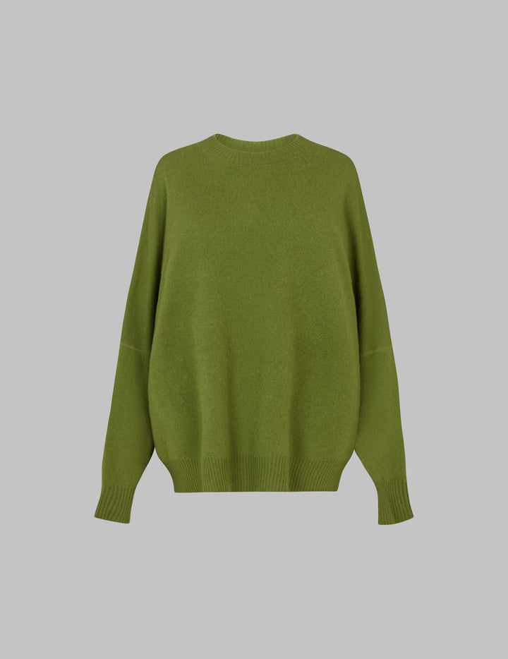 Artichoke Winged Sleeve Cashmere Sweater