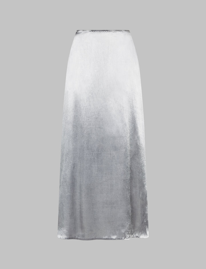 Silver Maxi Skirt
