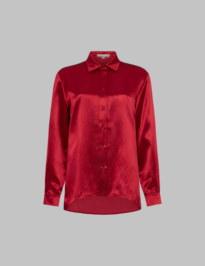 Coulis Red Palmer Shirt