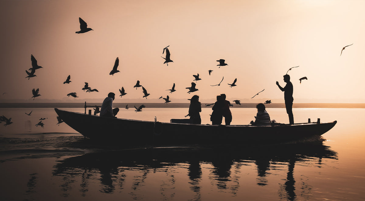 On the river of Varanasi, Uttar Pradesh