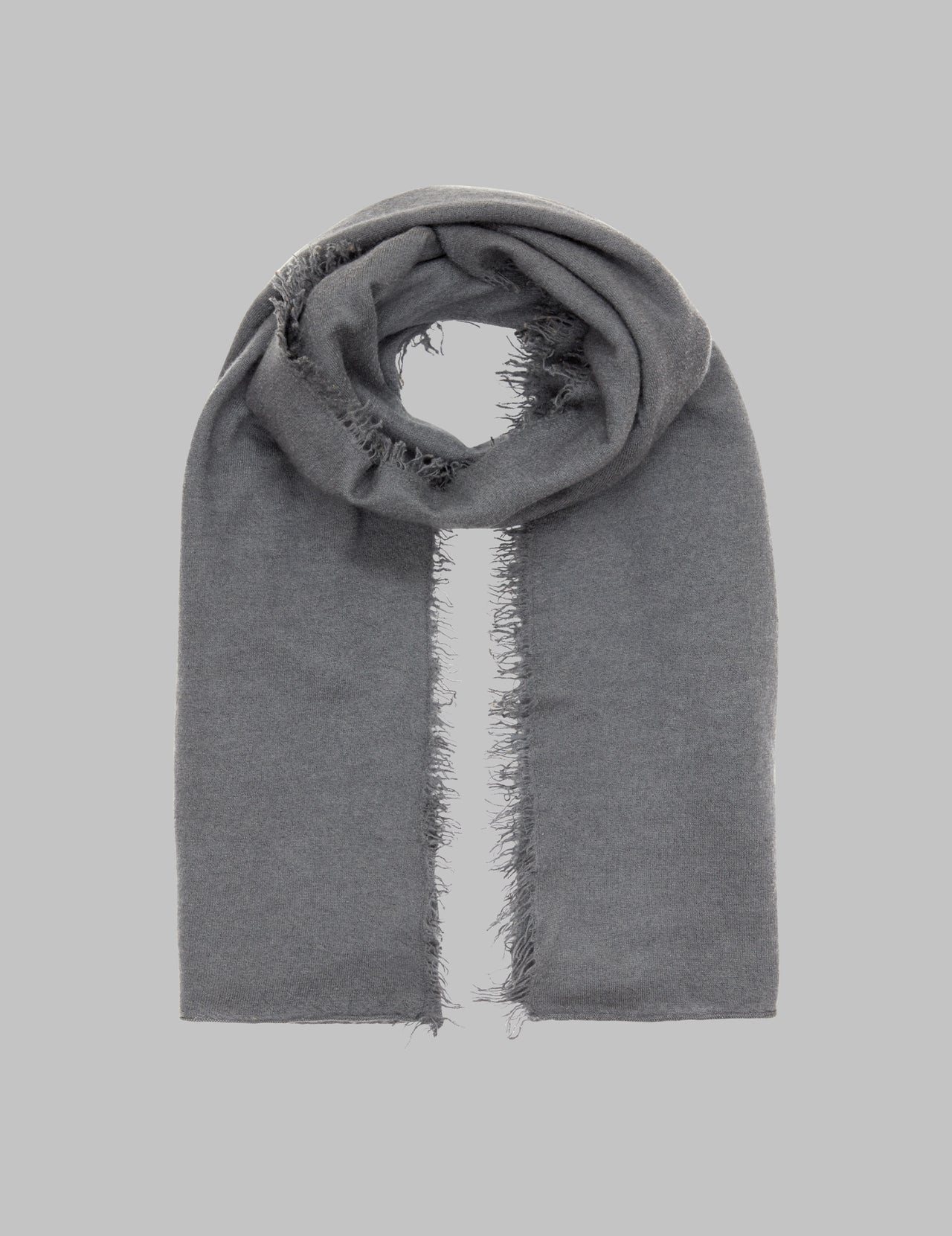  Flannel Grey Handwoven Felted Cashmere Stole | Varana 