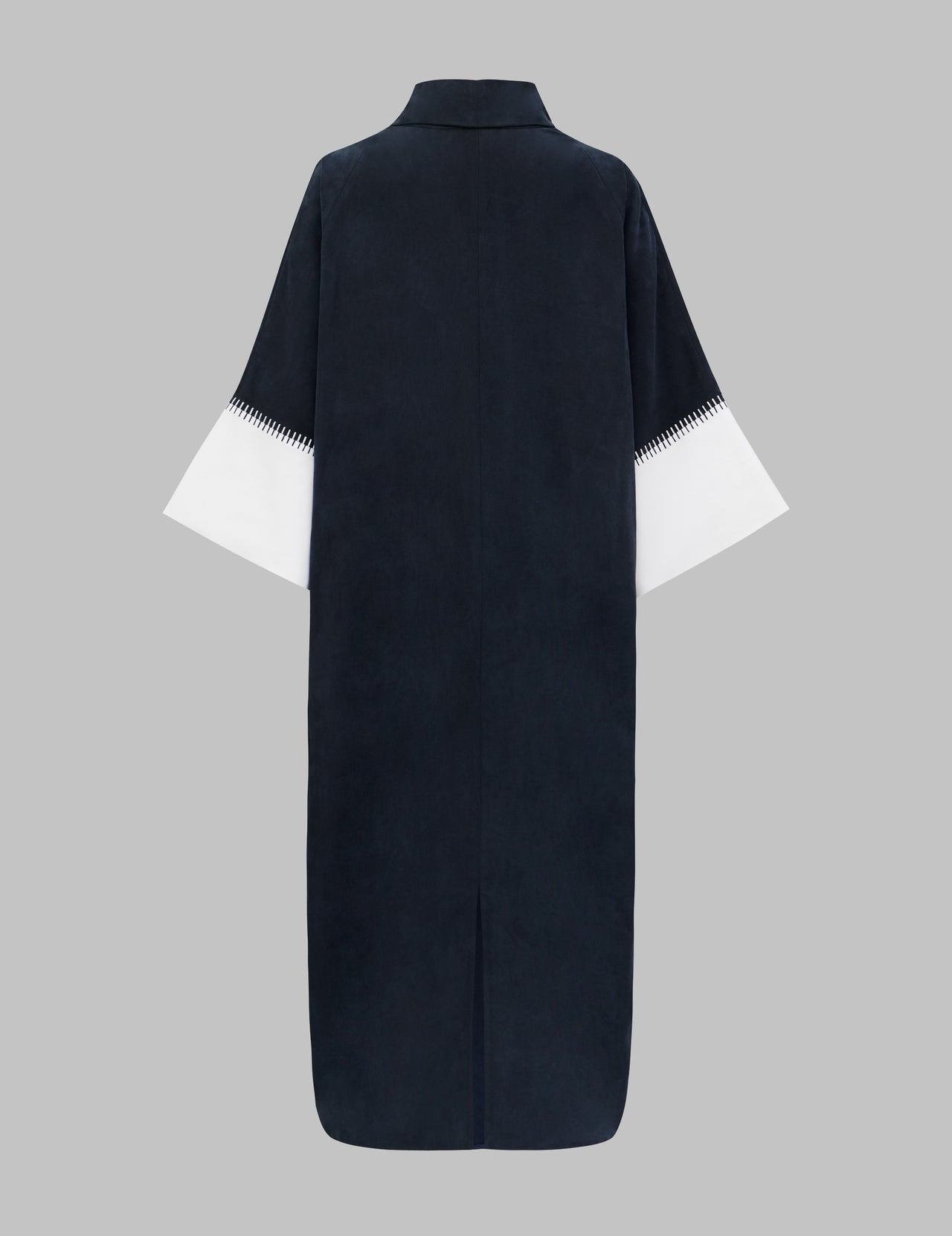  Navy/Off White Sheba Kimono Midi Dress 