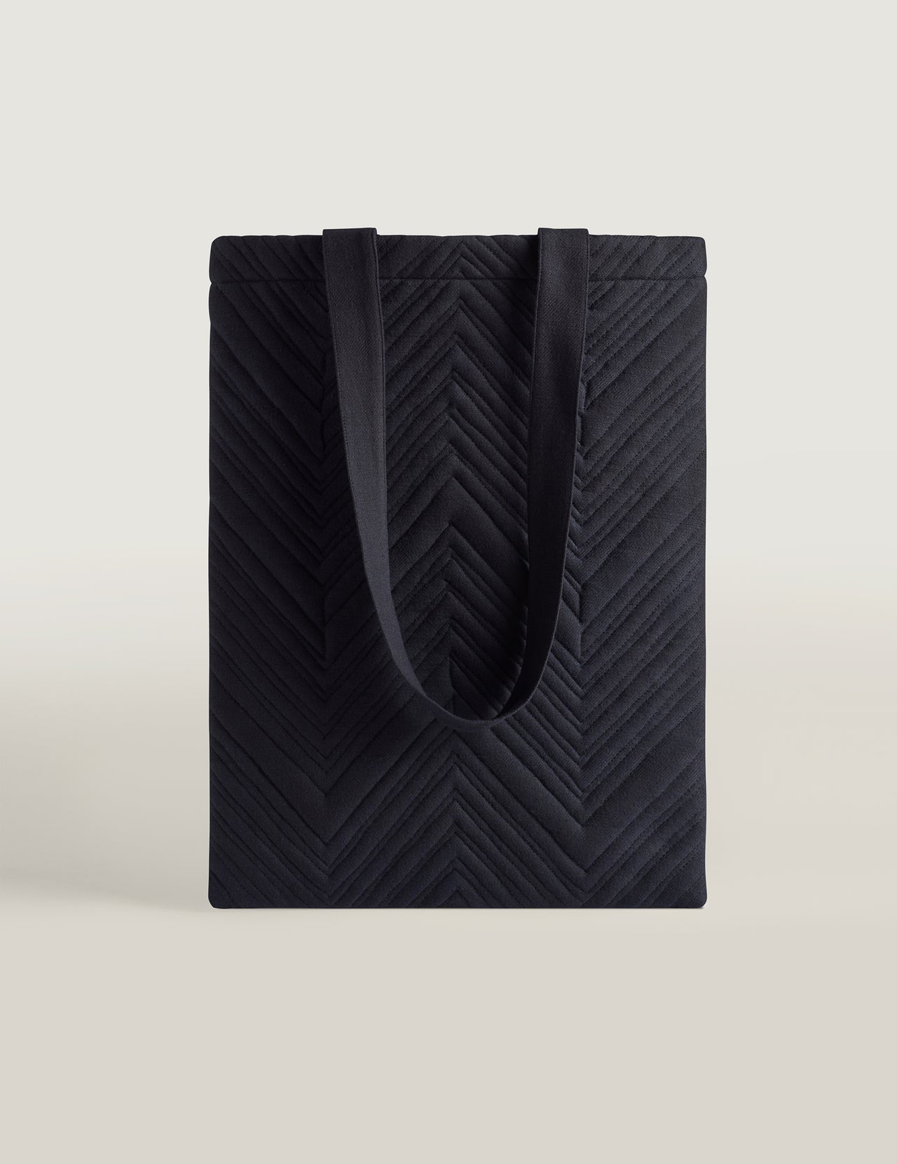  Black Khadi Handmade Quilted Tote Bag 