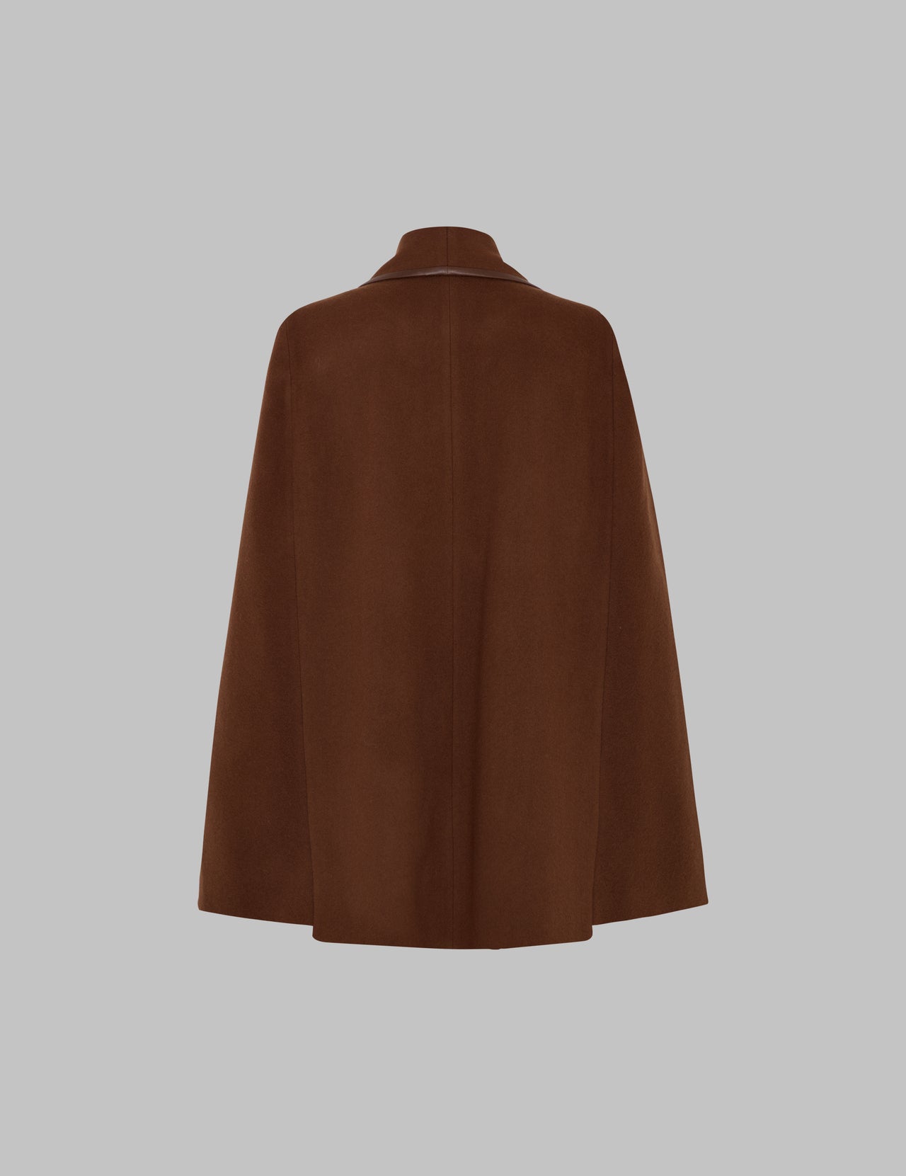  Brown Comorin Cape Wool Jacket 