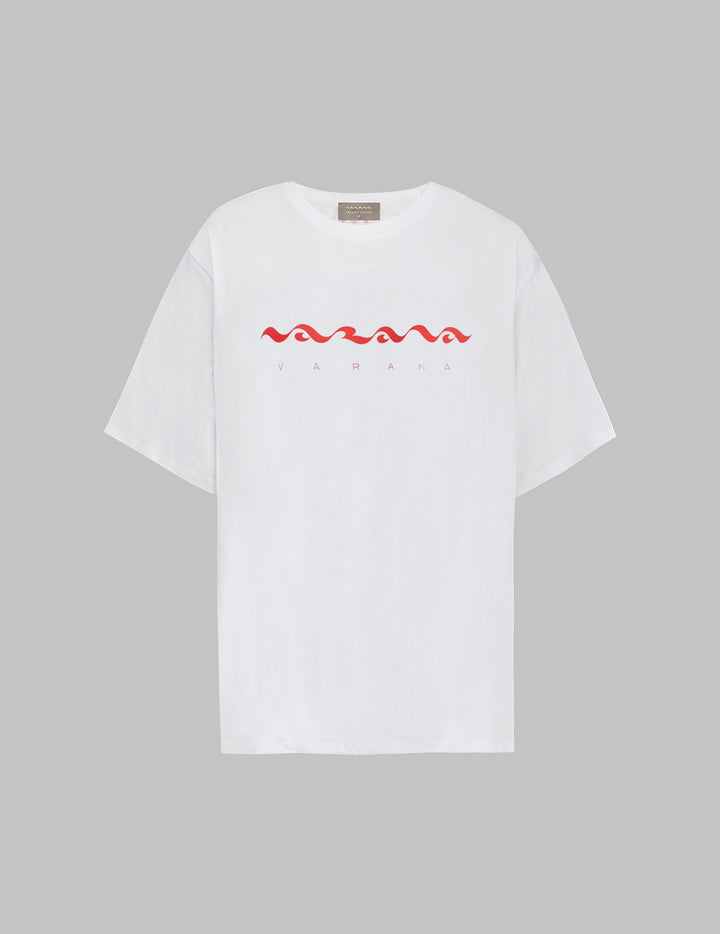 White Cotton Varana T-Shirt