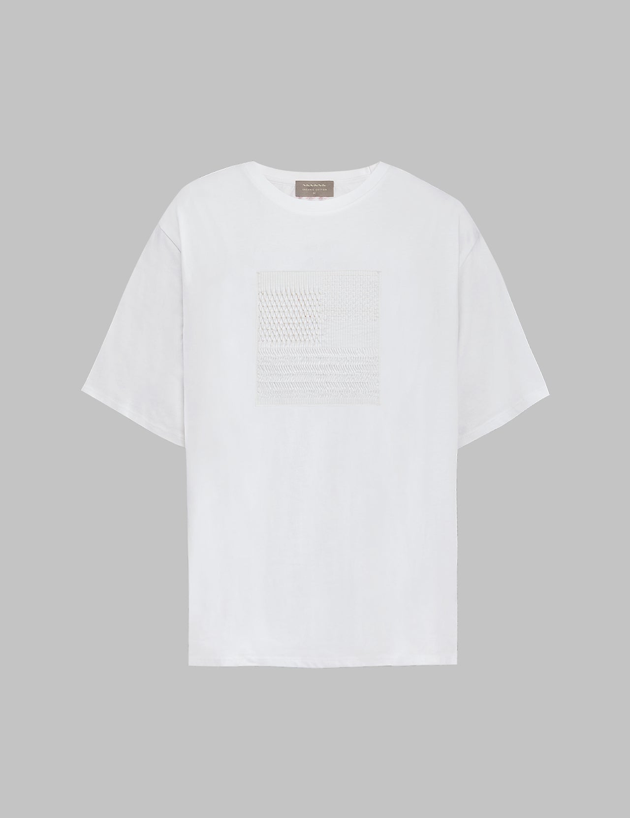  White Cotton Karigar Series 1 T-shirt | Varana 