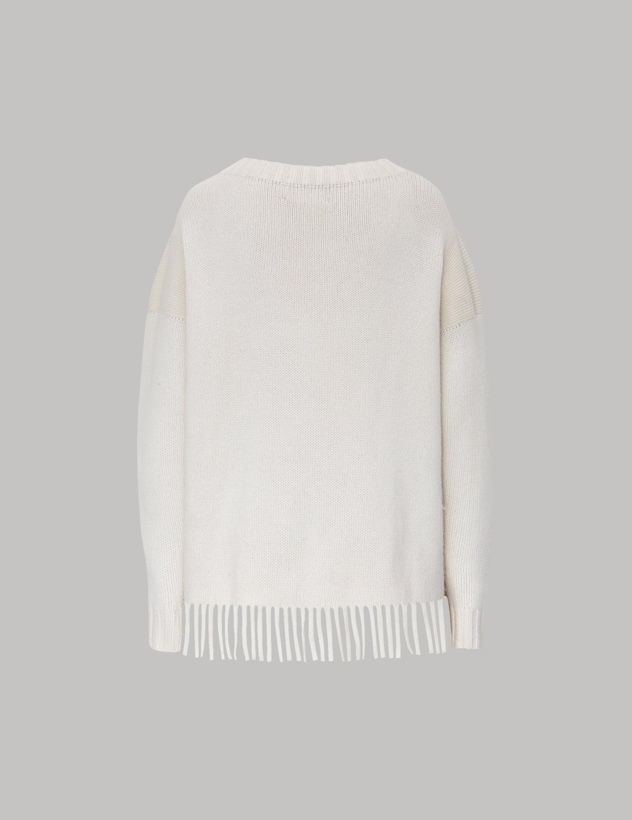  Fringed Cashmere Sweater 