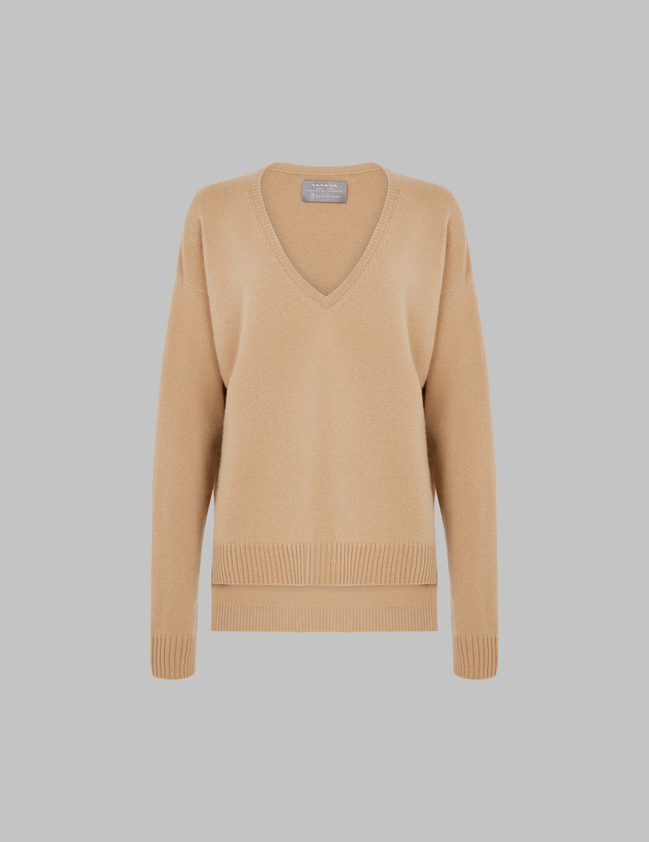  Honey V Neck Cashmere Sweater | Varana 