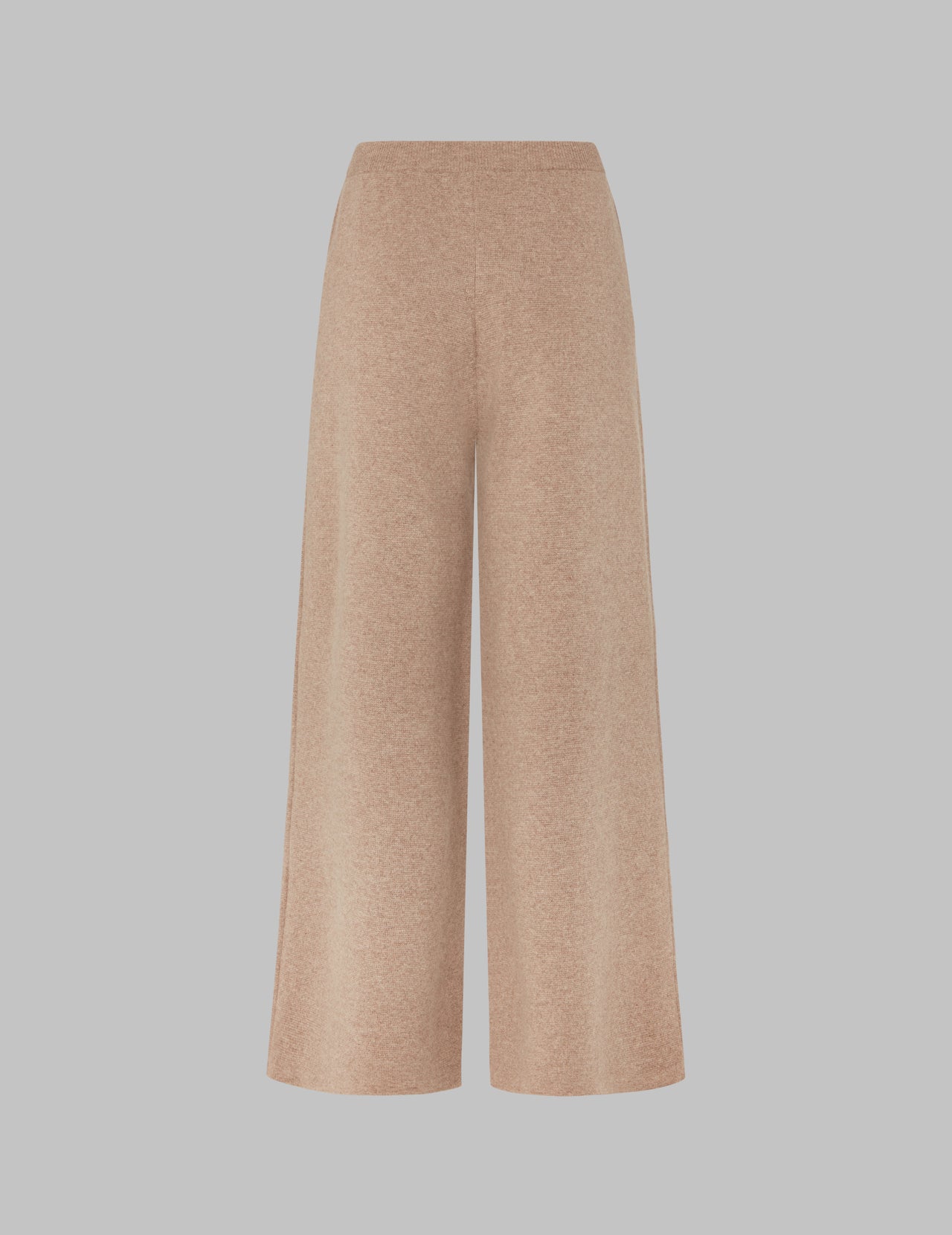  Cropped Cashmere Straight Leg Trousers 