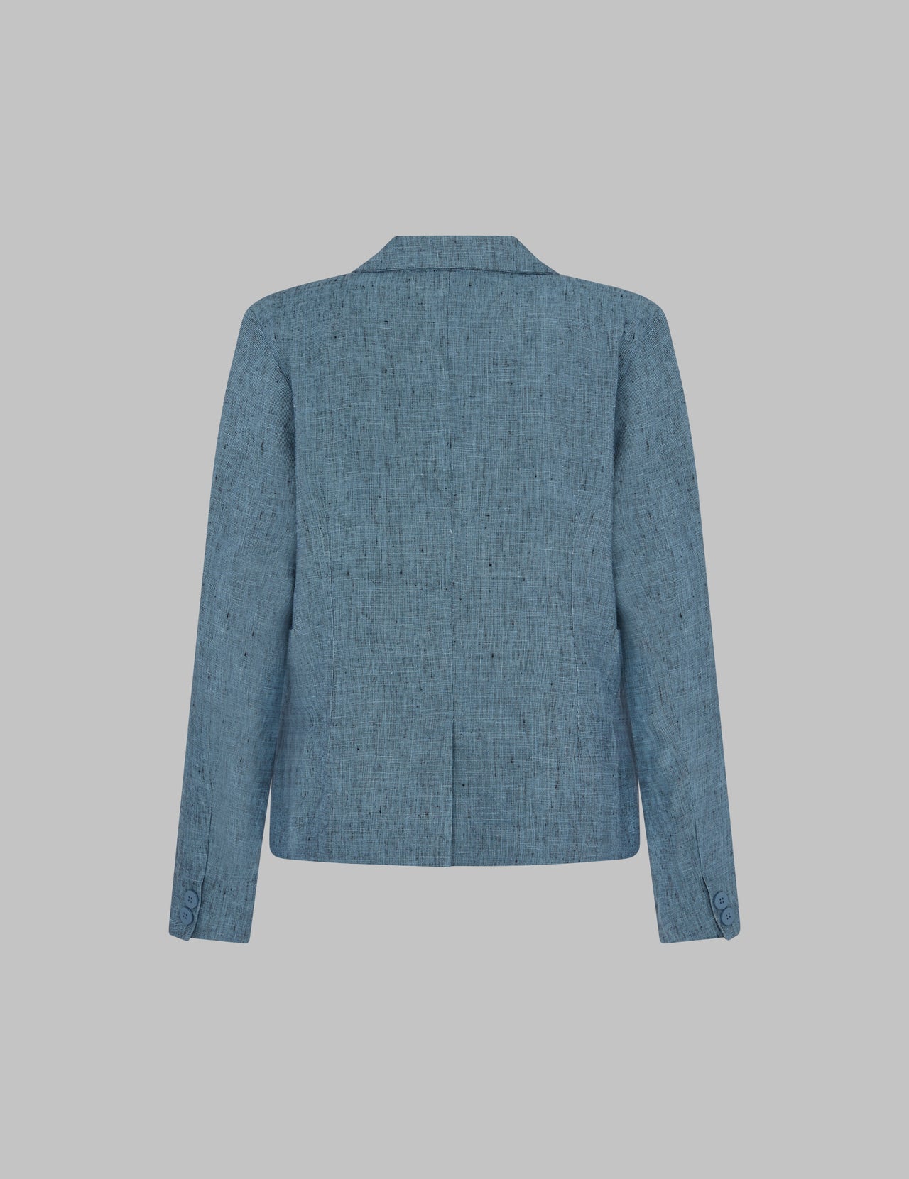  Blue Linen Jacket 