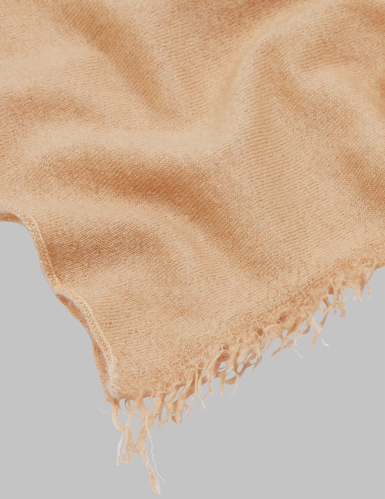  Honey Handwoven Felted Cashmere Stole 