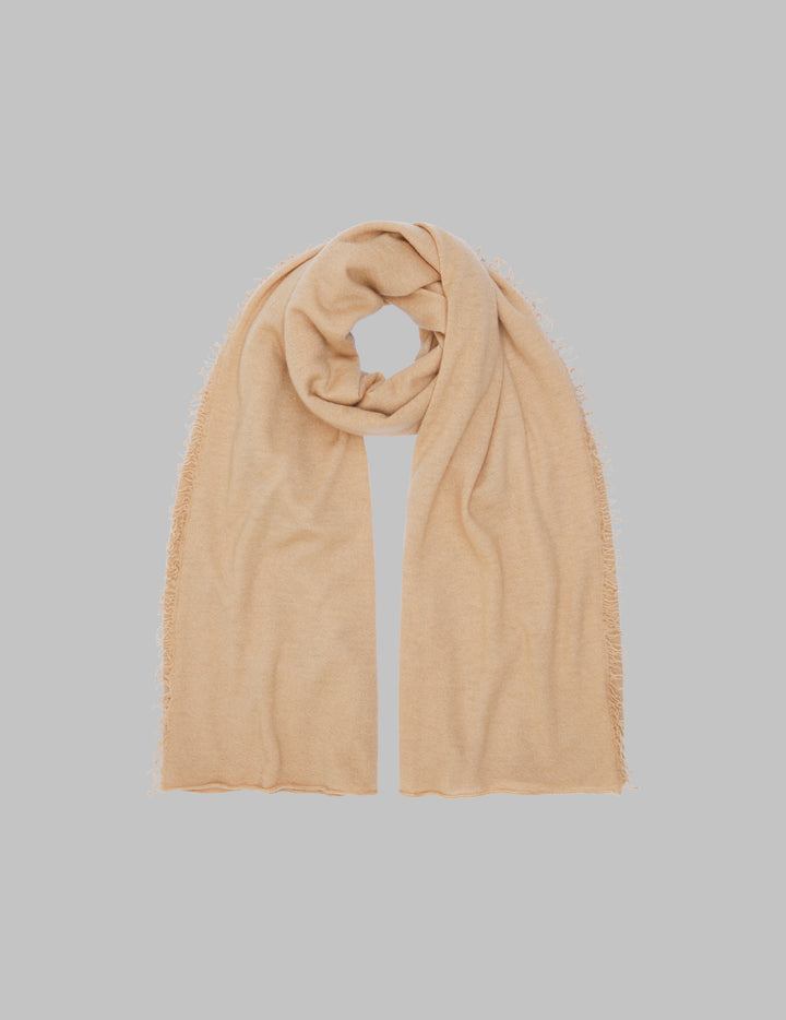 Honey Handwoven Felted Cashmere Stole