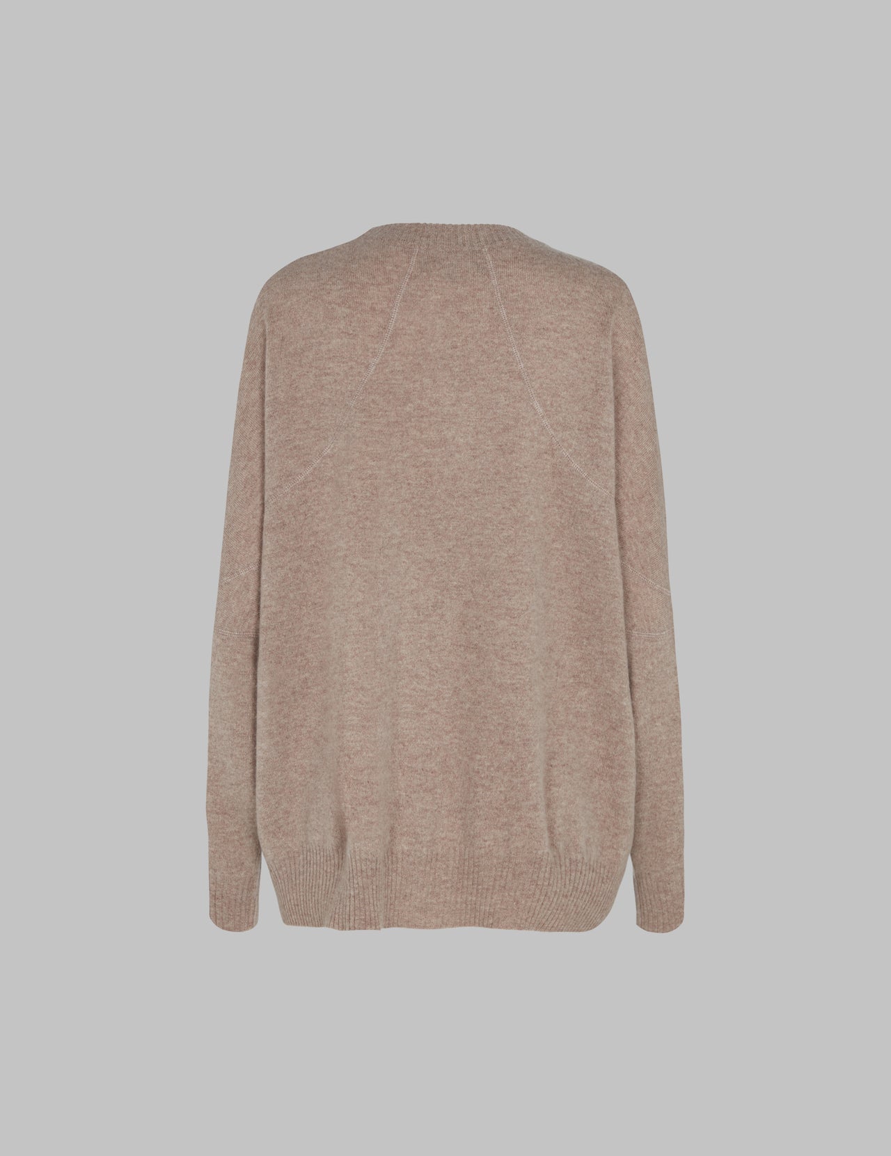  Winged Sleeve Cashmere Sweater 