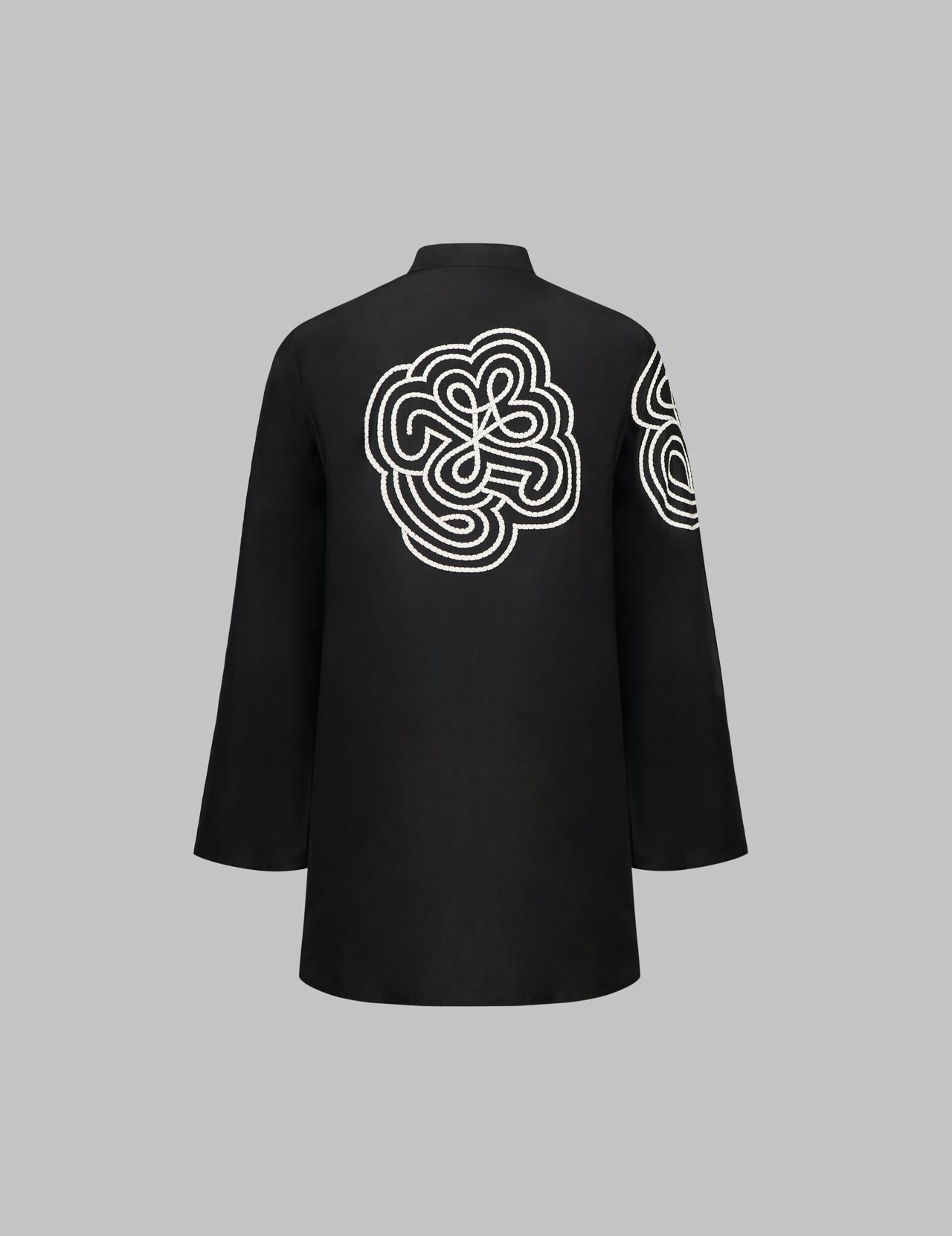  Black Silk Taffeta Shirt 