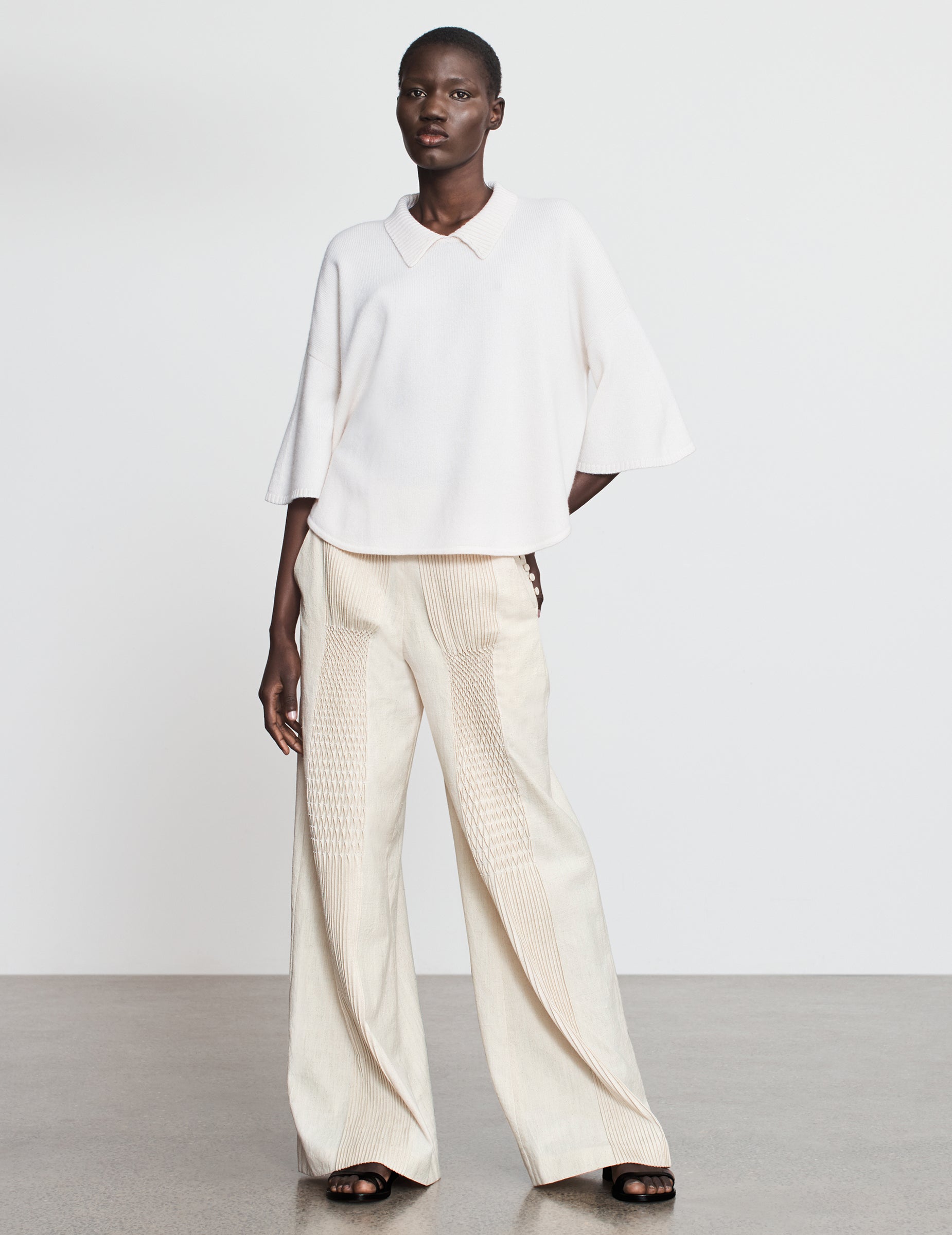 Buy Cream Trousers  Pants for Women by Marks  Spencer Online  Ajiocom