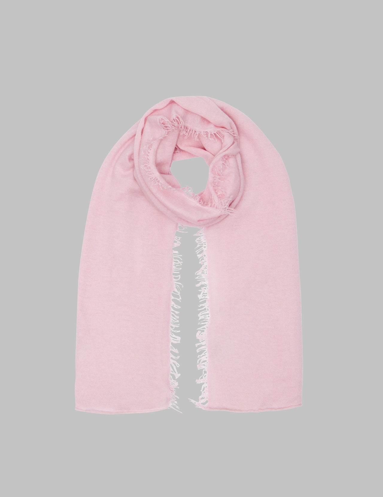  Rosebud Pink Handwoven Felted Cashmere Stole | Varana 