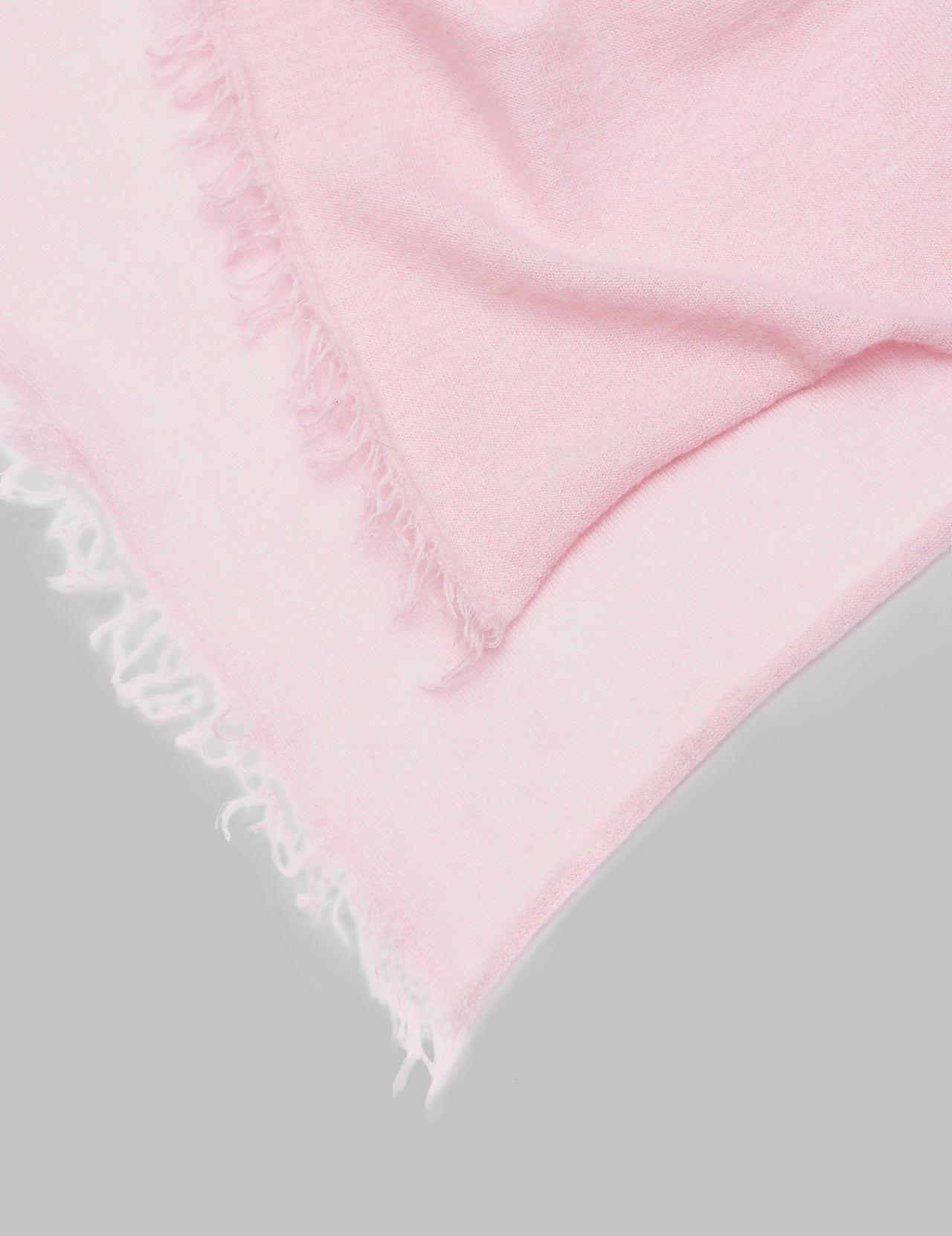  Rosebud Pink Handwoven Felted Cashmere Stole 
