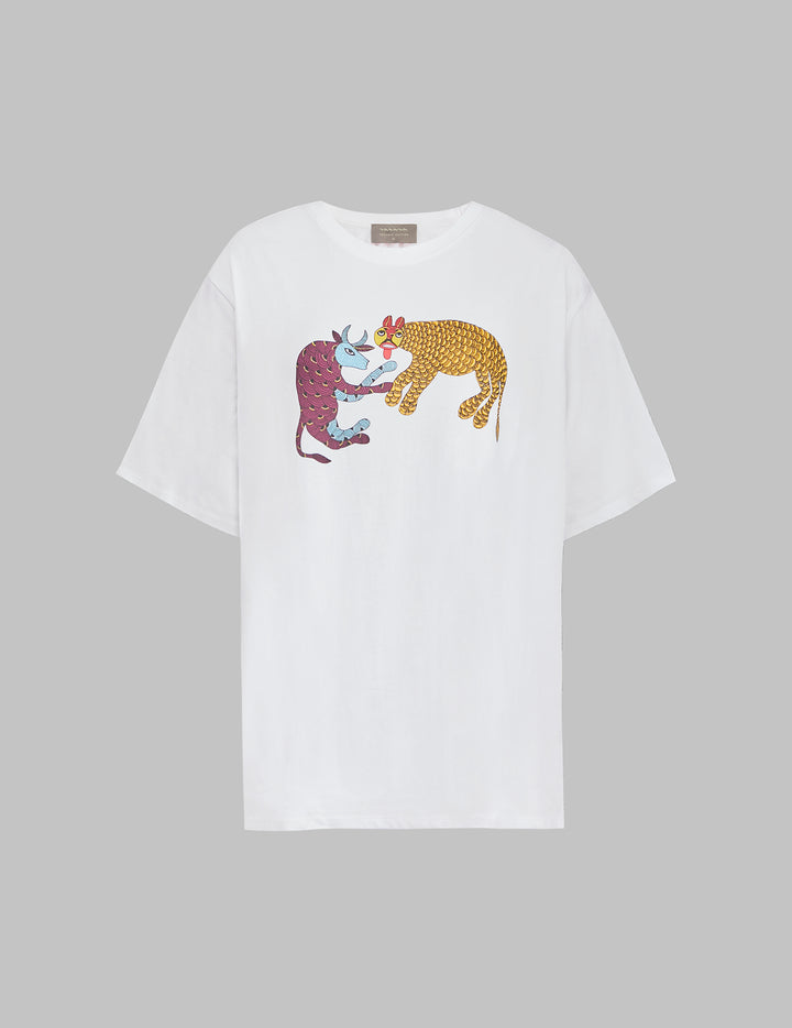 White Cotton Beastly Tales 1 T-shirt